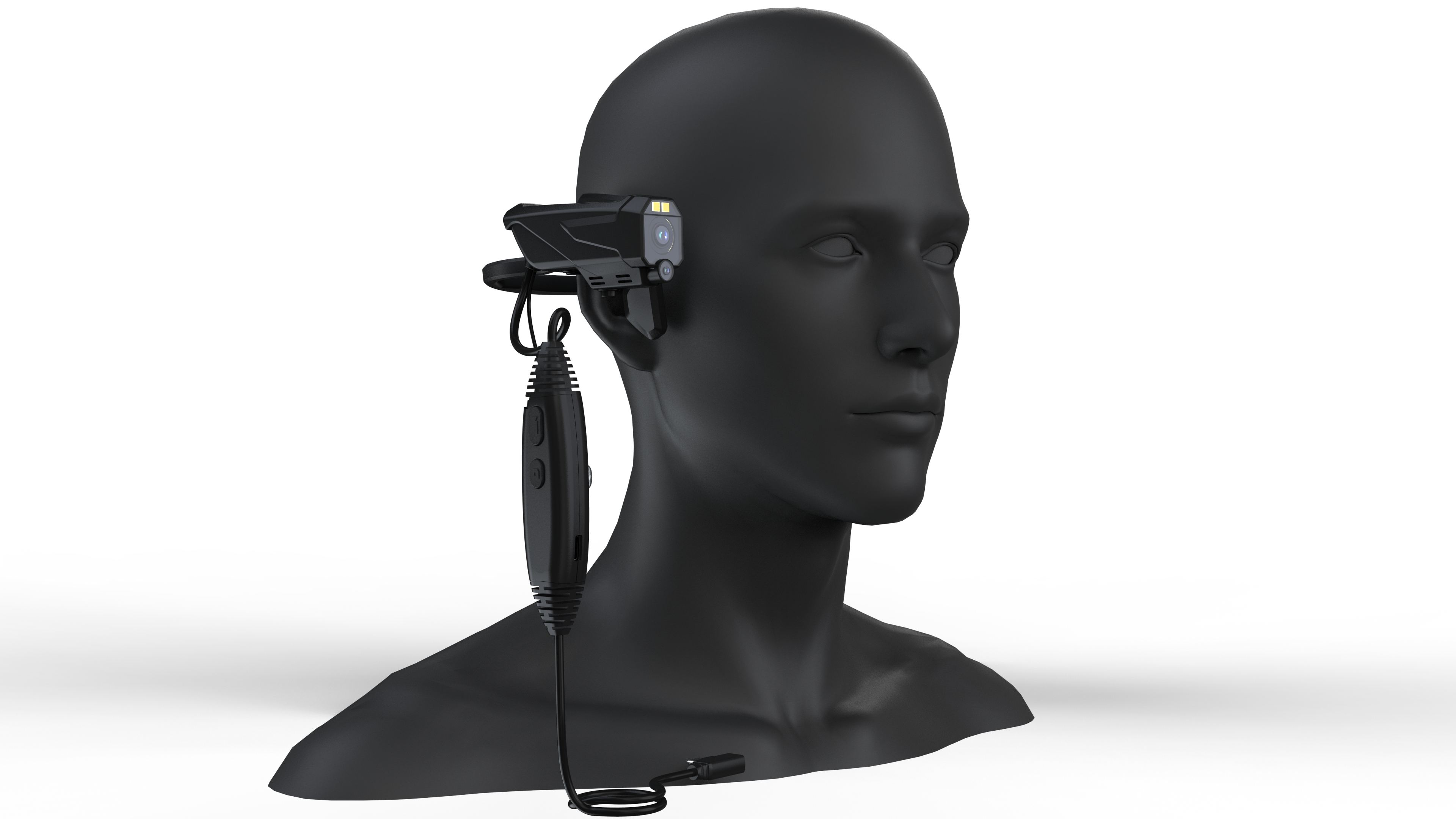 人眼視角直播工業巡檢頭戴式AI可視對講攝像攝像機(光學防抖夜視)